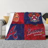 Atlanta Braves Blankets FLeece Blanket Throw Blanket 6 atlanta braves blankets fleece blanket throw blanket v18