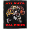 Atlanta Falcons Blankets Sherpa Blanket Throw Blanket 5 atlanta falcons blankets sherpa blanket throw blanket v8