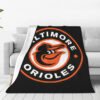 Baltimore Orioles Blanket FLeece Blanket Throw Blanket 5 baltimore orioles blanket fleece blanket throw blanket v33