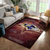 Baltimore Ravens Rugs Baltimore Ravens Carpet NFL Area Rugs Bedroom Rug Indoor Rug 4 baltimore ravens area rug living room rug floor rug regtangle carpet home decor ver 156