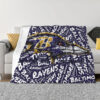 Baltimore Ravens Blanket FLeece Blanket Throw Blanket 5 baltimore ravens blanket fleece blanket throw blanket v106