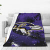 Baltimore Ravens Blanket Sherpa Blanket Throw Blanket 6 baltimore ravens blanket sherpa blanket throw blanket v36