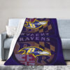 Baltimore Ravens Blanket Sherpa Blanket Throw Blanket 5 baltimore ravens blanket sherpa blanket throw blanket v63