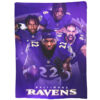 Baltimore Ravens Blanket Sherpa Blanket Throw Blanket 5 baltimore ravens blanket sherpa blanket throw blanket v71