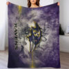Baltimore Ravens Blankets FLeece Blanket Throw Blanket 6 baltimore ravens blankets fleece blanket throw blanket v114