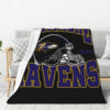 Baltimore Ravens Blankets FLeece Blanket Throw Blanket 5 baltimore ravens blankets fleece blanket throw blanket v7