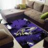 Baltimore Ravens Area Rug Baltimore Ravens Carpet NFL Rug Bedroom Rug Indoor Rug 4 baltimore ravens rug bathroom rug floor rug regtangle carpet home decor ver 200