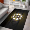 Boston Bruins Rugs Boston Bruins Carpet NHL Area Rugs Dining Room Rug Indoor Rug 4 boston bruins rug living room carpet regtangle carpet floor decor home decor ver 33