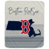 Boston Red Sox Blanket Sherpa Blanket Throw Blanket 5 boston red sox blanket sherpa blanket throw blanket v44