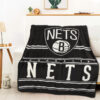 Brooklyn Nets Blankets FLeece Blanket Throw Blanket 5 brooklyn nets blankets fleece blanket throw blanket v5