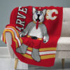Calgary Flames Blankets Sherpa Blanket Throw Blanket 6 calgary flames blankets sherpa blanket throw blanket v3