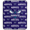 Charlotte Hornets Blankets FLeece Blanket Throw Blanket 5 charlotte hornets blankets fleece blanket throw blanket v10