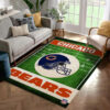Chicago Bears Rugs Chicago Bears Carpet NFL Carpets Dining Room Rugs Indoor Rug 3 chicago bears area rug living room rug floor rug regtangle carpet home decor ver 370