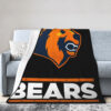 Chicago Bears Blanket Sherpa Blanket Throw Blanket 5 chicago bears blanket sherpa blanket throw blanket v11