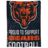 Chicago Bears Blanket Sherpa Blanket Throw Blanket 6 chicago bears blanket sherpa blanket throw blanket v32