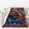 Chicago Bears Blanket Sherpa Blanket Throw Blanket 5 chicago bears blanket sherpa blanket throw blanket v50