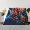 Chicago Bears Blanket Sherpa Blanket Throw Blanket 6 chicago bears blanket sherpa blanket throw blanket v57