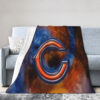Chicago Bears Blankets FLeece Blanket Throw Blanket 5 chicago bears blankets fleece blanket throw blanket v45