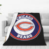 Chicago Bears Blankets FLeece Blanket Throw Blanket 5 chicago bears blankets fleece blanket throw blanket v5