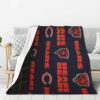 Chicago Bears Blankets Sherpa Blanket Throw Blanket 5 chicago bears blankets sherpa blanket throw blanket v13