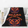 Chicago Bears Blankets Sherpa Blanket Throw Blanket 5 chicago bears blankets sherpa blanket throw blanket v44
