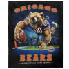 Chicago Bears Blankets Sherpa Blanket Throw Blanket 6 chicago bears blankets sherpa blanket throw blanket v46