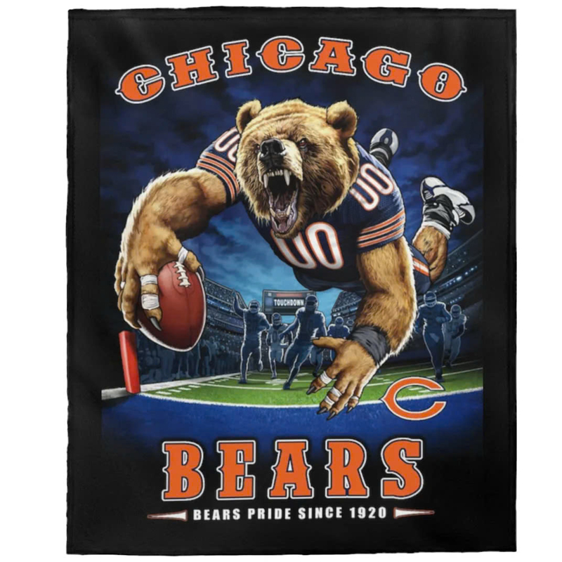 chicago-bears-blankets-sherpa-blanket-throw-blanket-v46 chicago bears blankets sherpa blanket throw blanket v46
