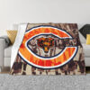 Chicago Bears Blankets Sherpa Blanket Throw Blanket 6 chicago bears blankets sherpa blanket throw blanket v59