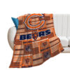 Chicago Bears Blankets Sherpa Blanket Throw Blanket 5 chicago bears blankets sherpa blanket throw blanket v64