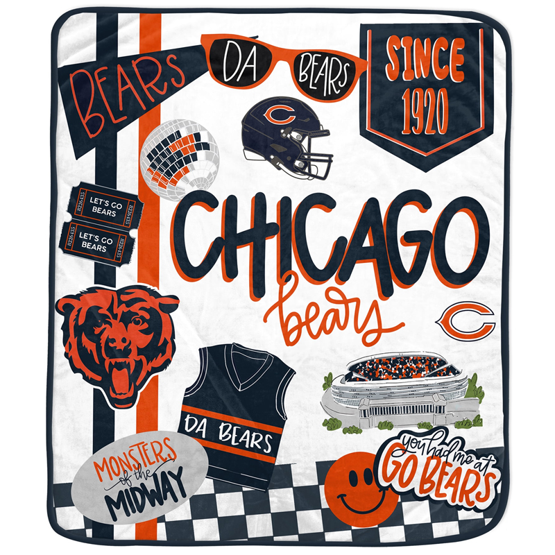 chicago-bears-blankets-sherpa-blanket-throw-blanket-v86 chicago bears blankets sherpa blanket throw blanket v86