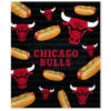 Chicago Bulls Blanket Sherpa Blanket Throw Blanket 6 chicago bulls blanket sherpa blanket throw blanket v7
