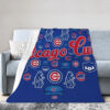Chicago Cubs Blanket Sherpa Blanket Throw Blanket 6 chicago cubs blanket sherpa blanket throw blanket v19