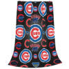 Chicago Cubs Blankets FLeece Blanket Throw Blanket 5 chicago cubs blankets fleece blanket throw blanket v3