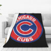 Chicago Cubs Blankets FLeece Blanket Throw Blanket 6 chicago cubs blankets fleece blanket throw blanket v35