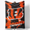 Cincinnati Bengals Blanket FLeece Blanket Throw Blanket 6 cincinnati bengals blanket fleece blanket throw blanket v55