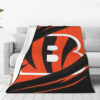 Cincinnati Bengals Blanket FLeece Blanket Throw Blanket 6 cincinnati bengals blanket fleece blanket throw blanket v60