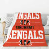 Cincinnati Bengals Blanket FLeece Blanket Throw Blanket 6 cincinnati bengals blanket fleece blanket throw blanket v62
