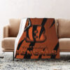 Cincinnati Bengals Blanket Sherpa Blanket Throw Blanket 6 cincinnati bengals blanket sherpa blanket throw blanket v11