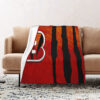 Cincinnati Bengals Blankets Sherpa Blanket Throw Blanket 6 cincinnati bengals blankets sherpa blanket throw blanket v10