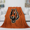 Cincinnati Bengals Blankets Sherpa Blanket Throw Blanket 5 cincinnati bengals blankets sherpa blanket throw blanket v41
