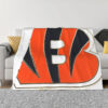 Cincinnati Bengals Blankets Sherpa Blanket Throw Blanket 6 cincinnati bengals blankets sherpa blanket throw blanket v6