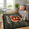 Cincinnati Bengals Area Rug Cincinnati Bengals Carpet NFL Area Rug Living Room Rug Indoor Rug 3 cincinnati bengals rug bathroom rug floor rug regtangle carpet home decor ver 445
