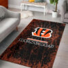 Cincinnati Bengals Area Rugs Cincinnati Bengals Carpet NFL Rug Living Room Area Rug Indoor Rugs 4 cincinnati bengals rug living room rug floor rug regtangle carpet home decor ver 454