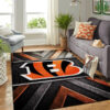 Cincinnati Bengals Rugs Cincinnati Bengals Carpet NFL Area Rug Living Room Rug Indoor Rug 4 cincinnati bengals rug living room rug floor rug regtangle carpet home decor ver 458