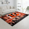 Cincinnati Bengals Rugs Cincinnati Bengals Carpet NFL Carpet Living Room Rug Indoor Rug 4 cincinnati bengals rugs bathroom rug floor rug regtangle carpet home decor ver 470