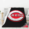 Cincinnati Reds Blanket FLeece Blanket Throw Blanket 6 cincinnati reds blanket fleece blanket throw blanket v32