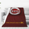 Cincinnati Reds Blanket Sherpa Blanket Throw Blanket 6 cincinnati reds blanket sherpa blanket throw blanket v28