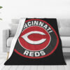 Cincinnati Reds Blanket Sherpa Blanket Throw Blanket 6 cincinnati reds blanket sherpa blanket throw blanket v30