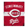 Cincinnati Reds Blankets Sherpa Blanket Throw Blanket 5 cincinnati reds blankets sherpa blanket throw blanket v7