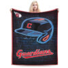 Cleveland Guardians Blanket FLeece Blanket Throw Blanket 5 cleveland guardians blanket fleece blanket throw blanket v21